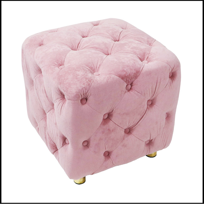 Wayfair pink ottoman discount
